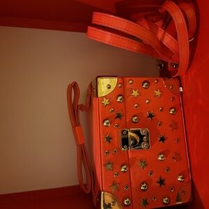 Betsey Johnson trunk purse rare htf